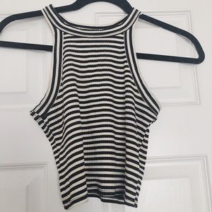 stripped crop top